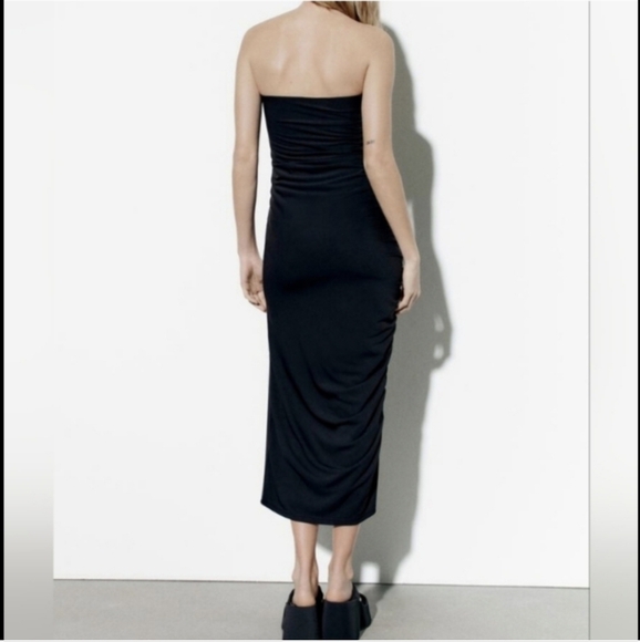 Zara Draped Dress NWT Sz XS - Picture 7 of 13